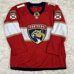 Adidas Florida Panthers Home Red Huberdeau NHL Authentic Hockey Jersey Sz 60 3XL